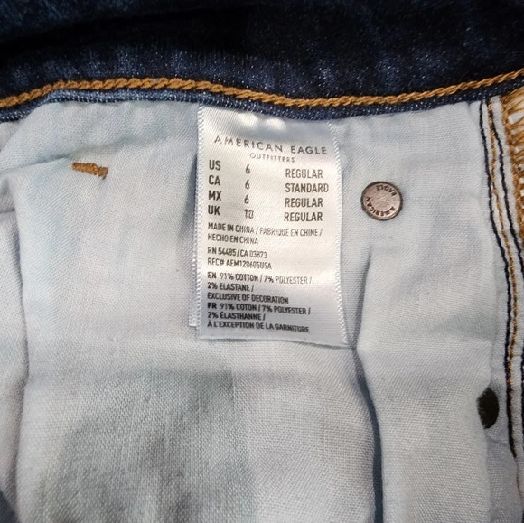 American Eagle high rise mini skirt size 6 - Picture 4 of 6